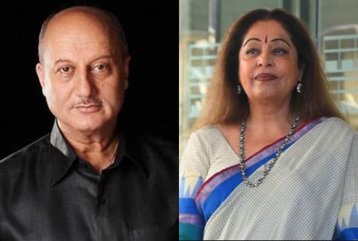 Anupam Kher slams a journalist who claims that he is changing colors because of Kirron Kher's health