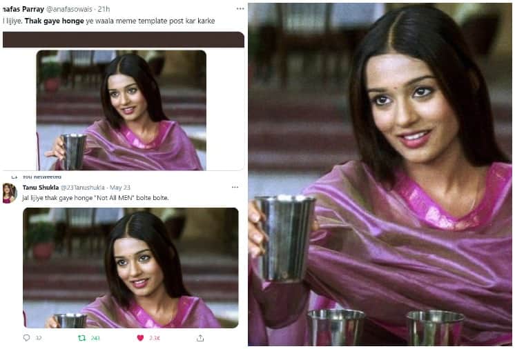 Amrita Rao ‘Jal lijiye’ dialogue from Vivah brings a meme fest on social media
