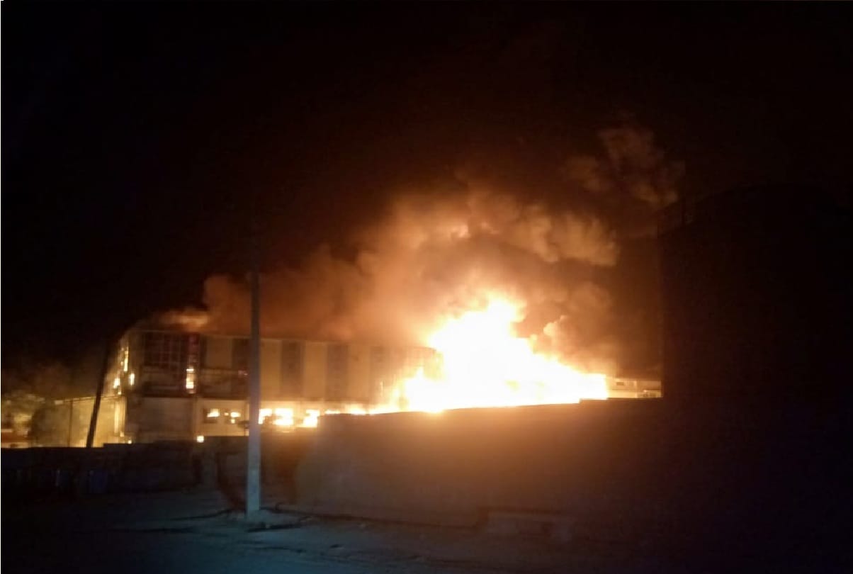 Chemical factory caught fire in Udhampur and burnt into ashes