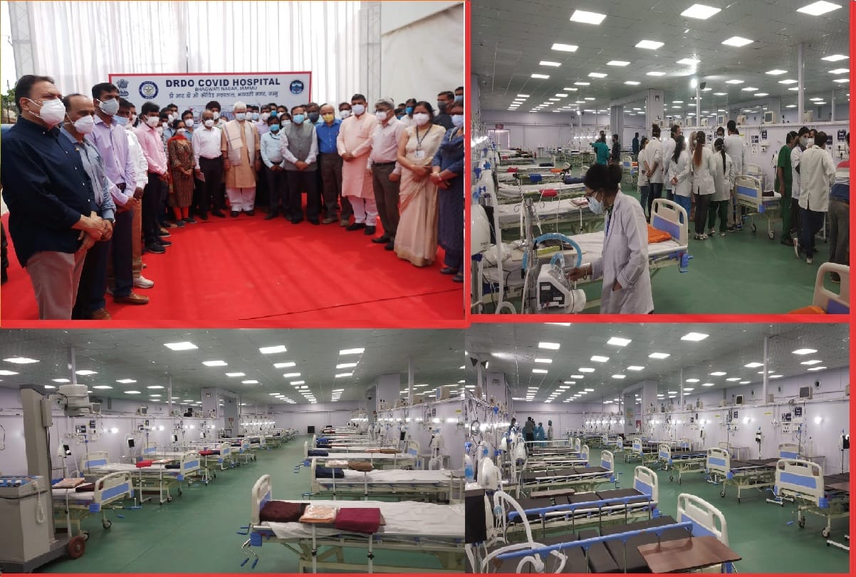 500-bed temporary hospital for corona treatment in Srinagar removed