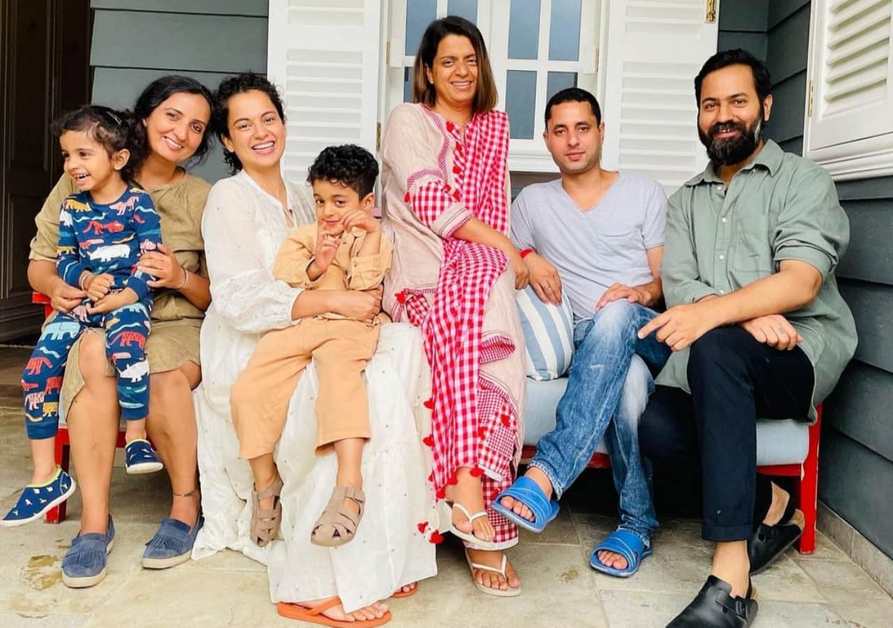 Kangana Ranaut spending quality time with family in manali shared photo on instagram