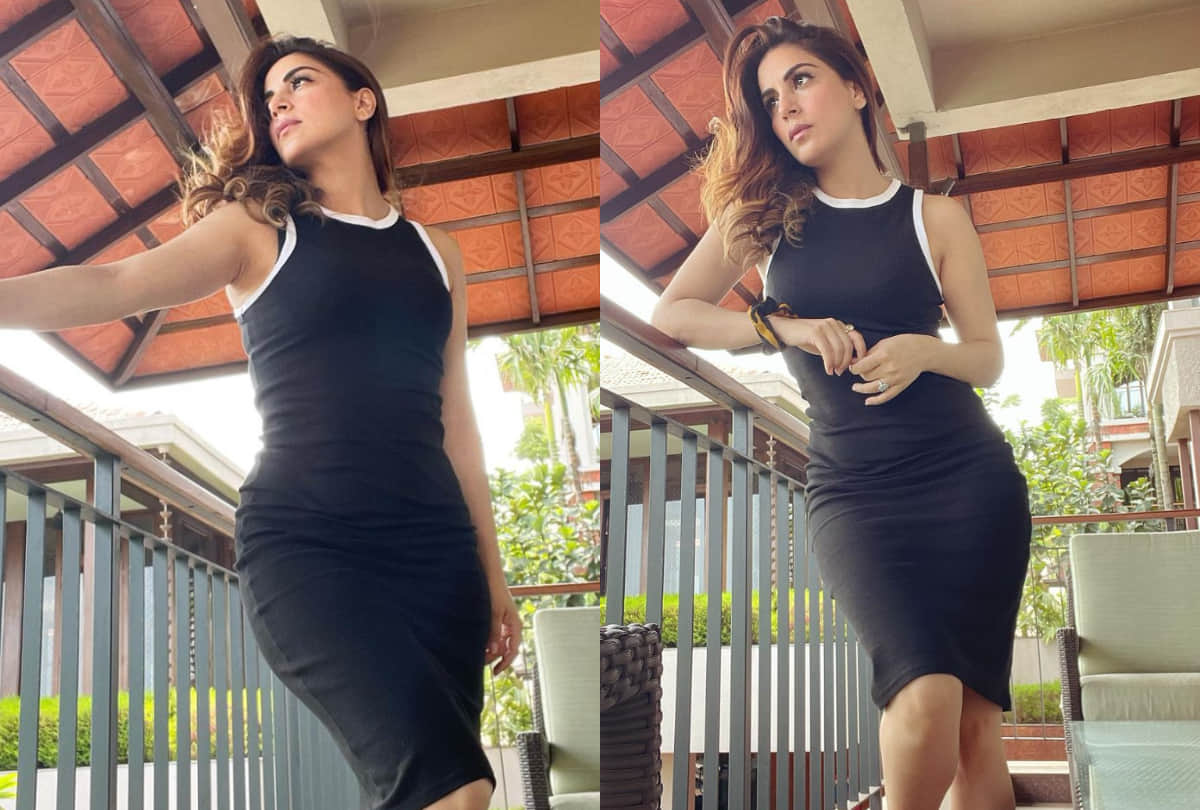 shraddha arya aka preeta look slim and fit in bodycon dress and floral monokini