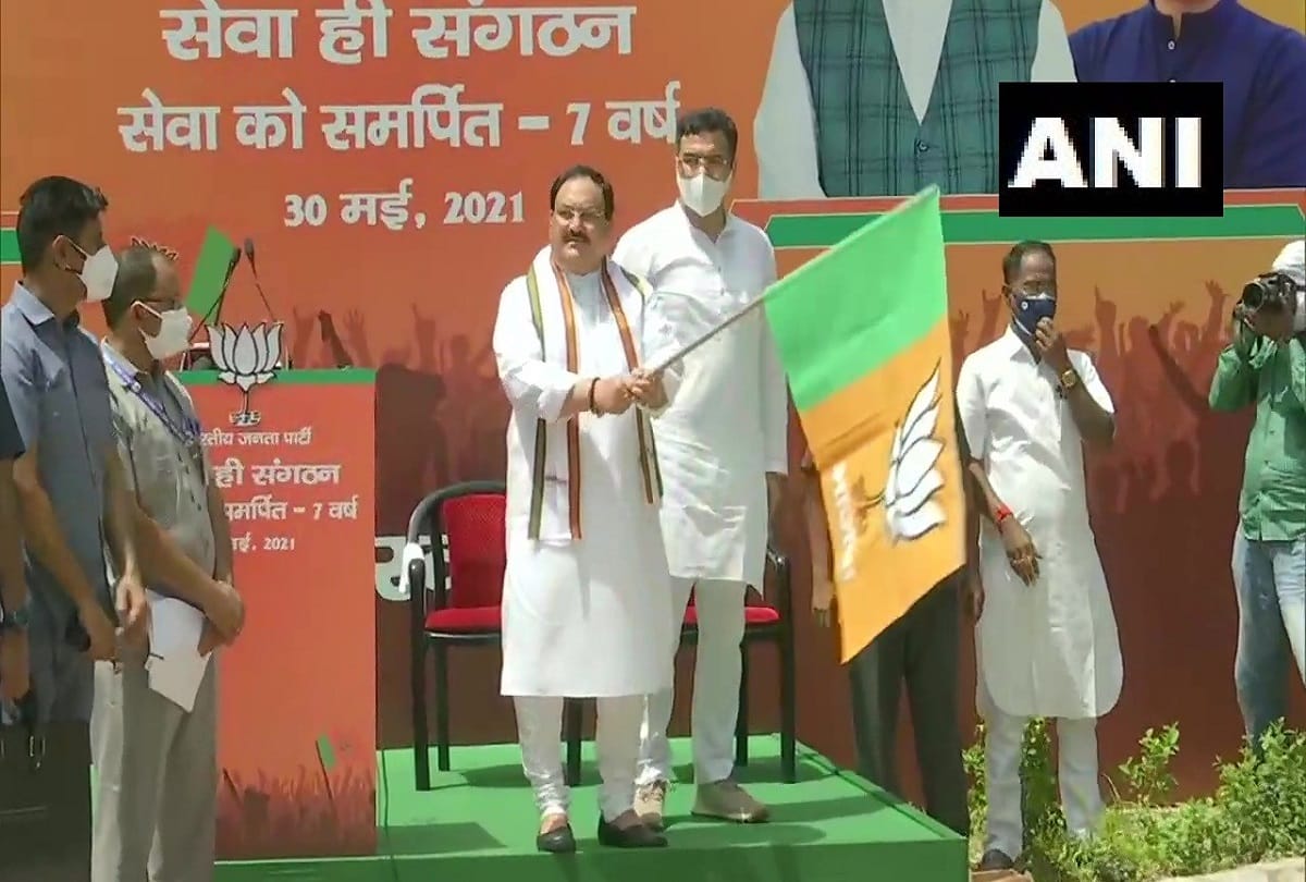 Modi Government 7th Anniversary :  JP Nadda, PM Modi vaccine coronavirus covid-19 congress toolkit