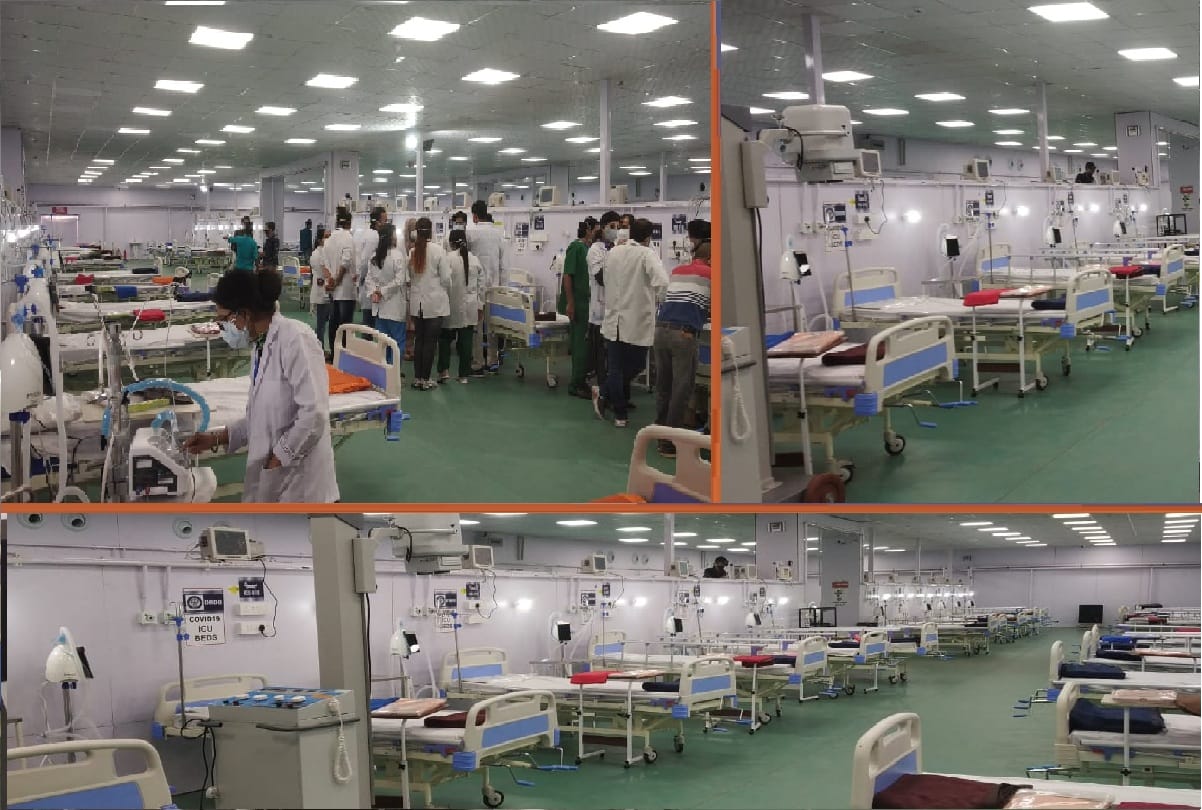 DRDO set a record of 500 beds Corona Hospital in Jammu in 20 days