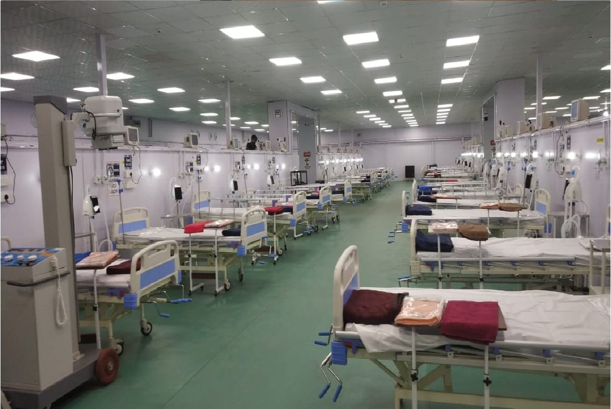 DRDO set a record of 500 beds Corona Hospital in Jammu in 20 days