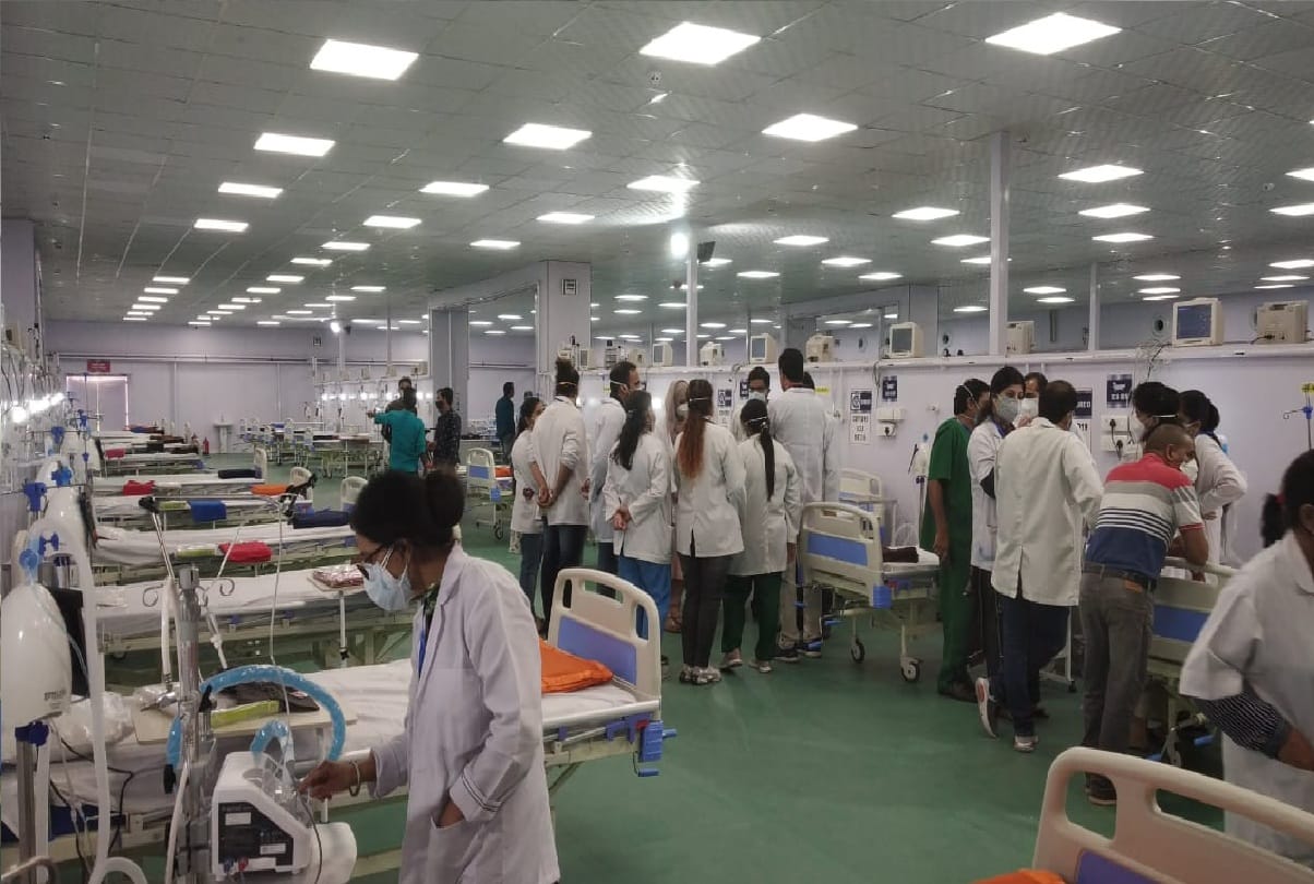DRDO set a record of 500 beds Corona Hospital in Jammu in 20 days