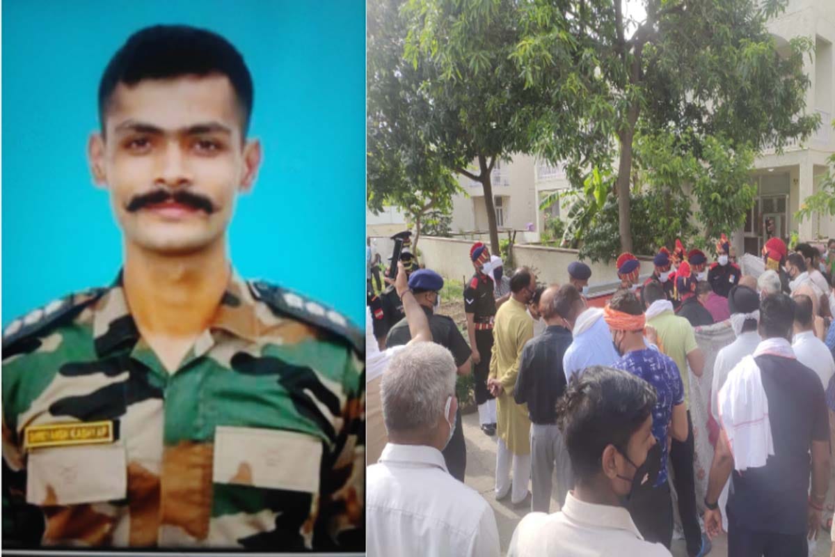 Martyredom : last ride of martyr captain shreyansh kashyap  in meerut