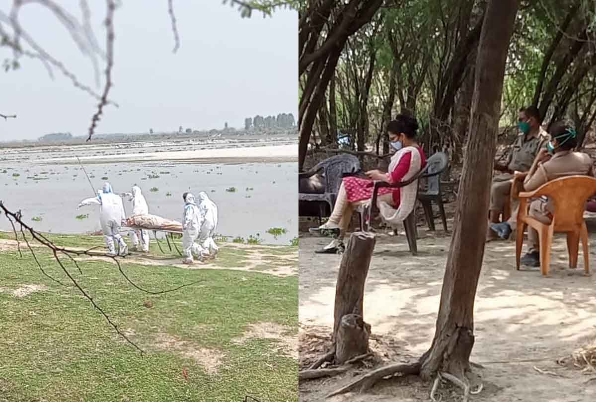 Fatehpur: corpse packed in poly bag flowi in Ganga, officers arrived and performed last rites