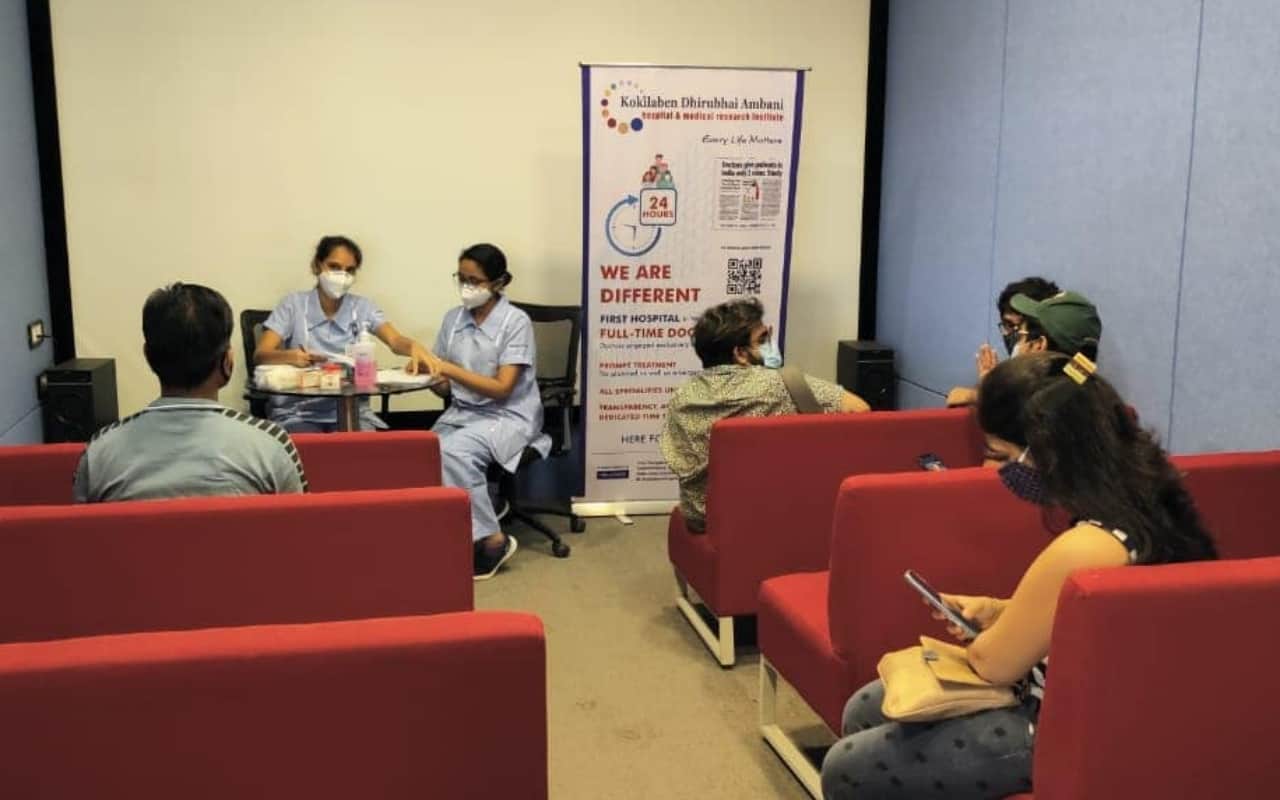Reliance Entertainment arranged Covishield in Kokilaben Dhirubhai Ambani Hospital for 300 film crew members Netflix start Vaccination from monday