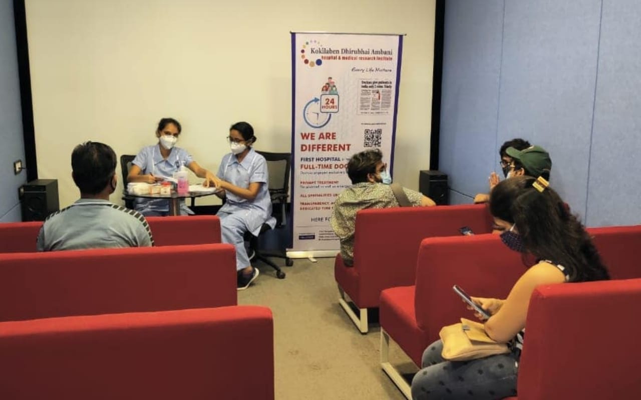Reliance Entertainment arranged Covishield in Kokilaben Dhirubhai Ambani Hospital for 300 film crew members Netflix start Vaccination from monday