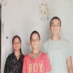 अनाथ हुए बच्चे।