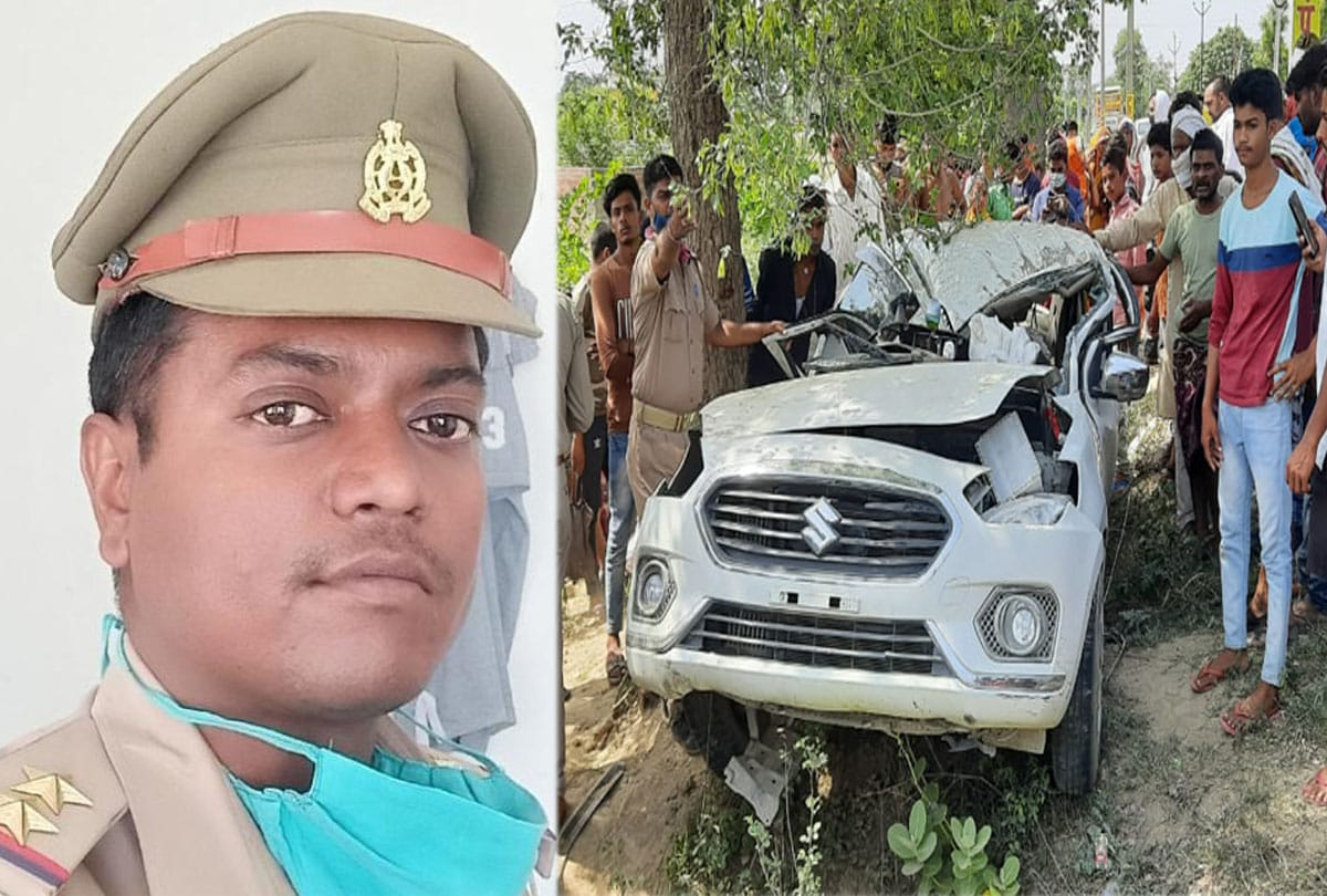 accident in Auraiya, Sub Inspector died