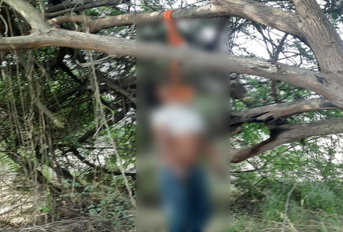body of the accused of gang misdeed of a minor found hanging from a tree