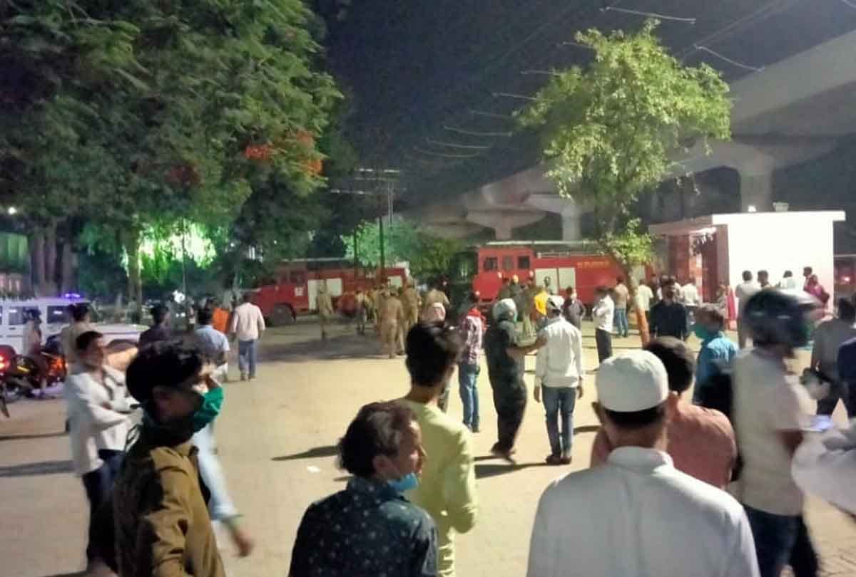 Kanpur cardiology fire again, smoke creates panic among patients