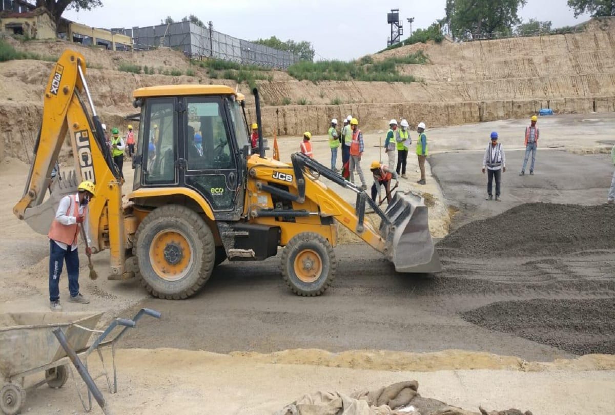 partial change in design of foundation for construction of Ram Mandir