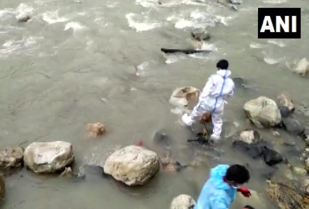 Coronavirus in Uttarakhand: dogs are eating half burnt COVID bodies at Kedar Ghat Uttarkashi
