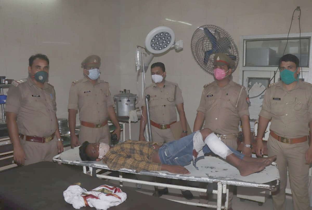 History Sheeter Chandan leg shot in police encounter at gorakhpur