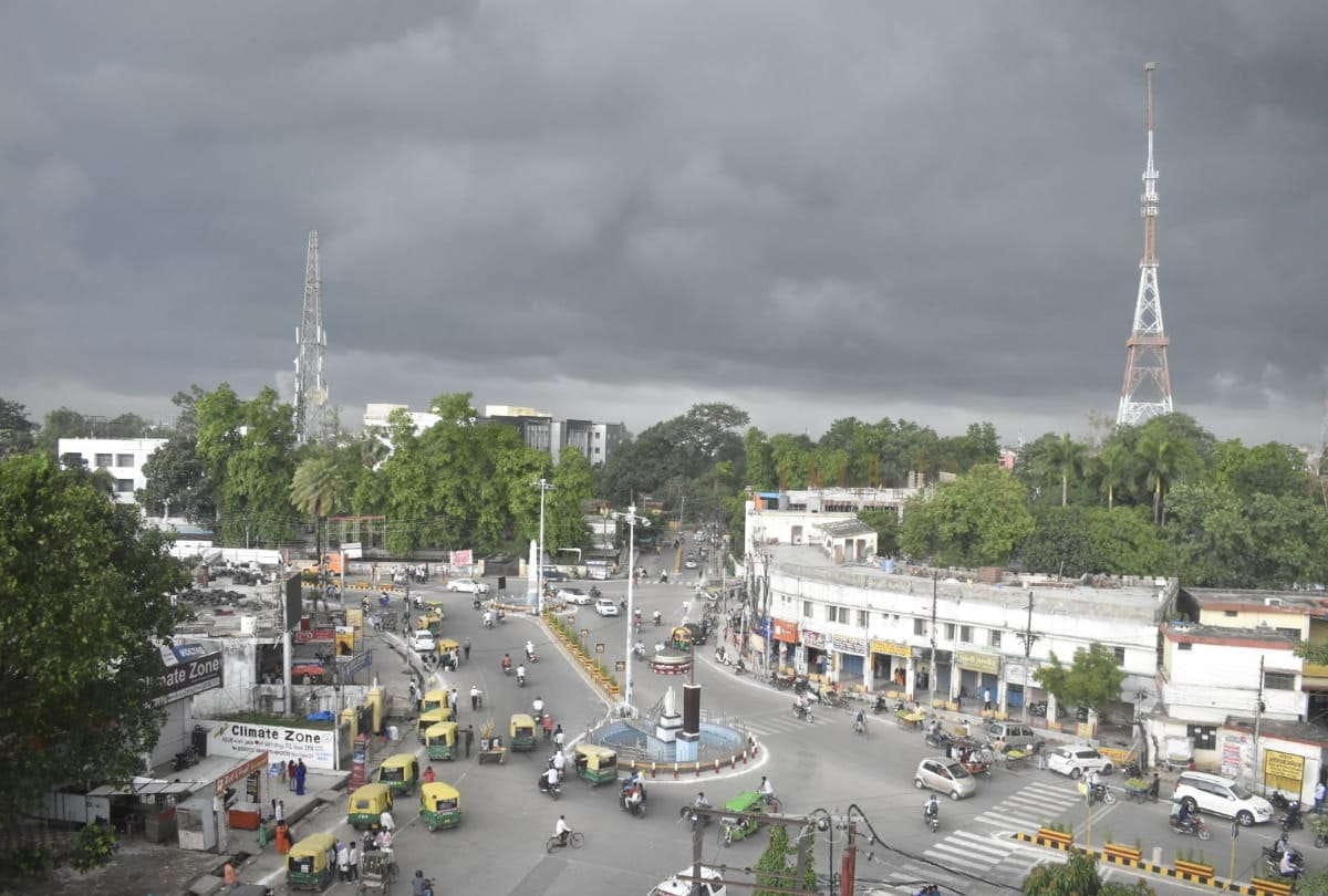 Monsoon new update with drizzle in gorakhpur