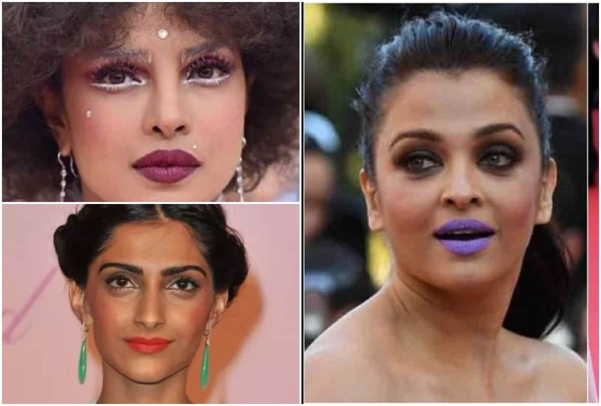 Priyanka Chopra Sonam Kapoor ranu mandal These stars got trolled because of makeup look