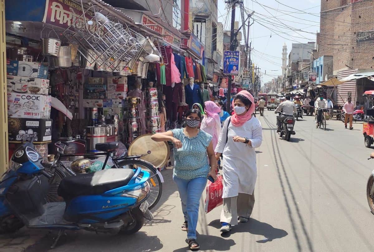 First Day Of Unlock Agra People Reached In Market For Shopping
