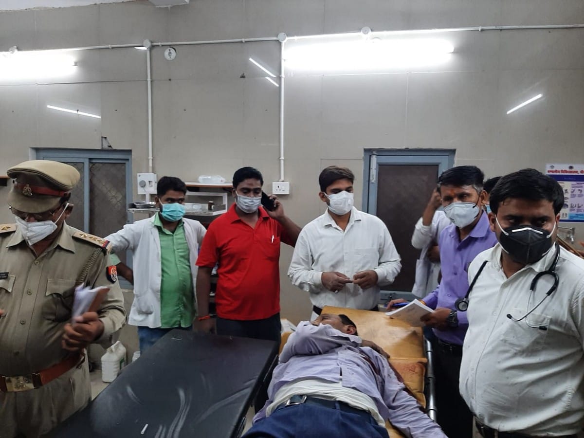 irrigation department Driver shot dead im mirzapur