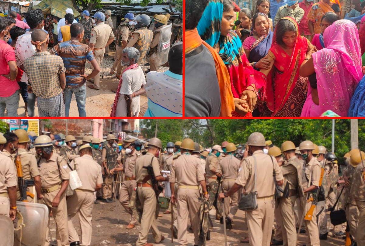 Gorakhpur murder case villegers traffic jam against miscreants due to shoot real brothers in belghat