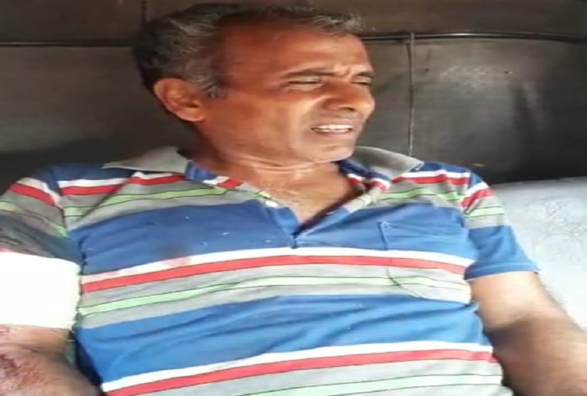 miscreants shot fire on gram pradhan brother and retired army man in varanasi treatment in bhu hospital