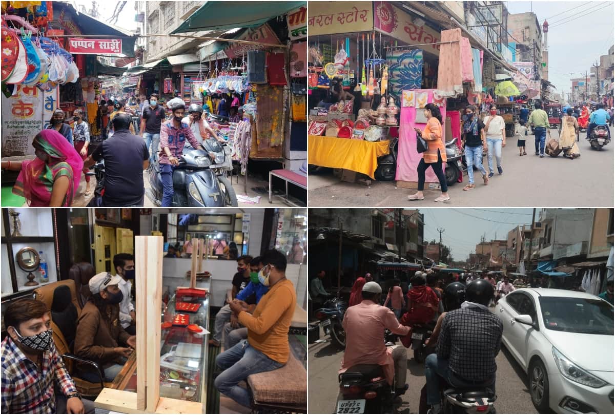 First Day Of Unlock Agra People Reached In Market For Shopping