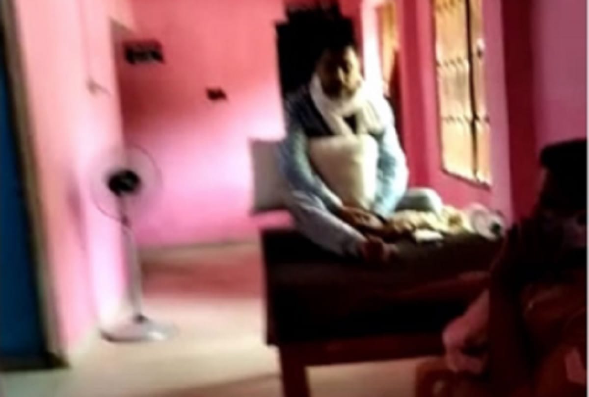 Anil Chaudhary on padded throne in remand