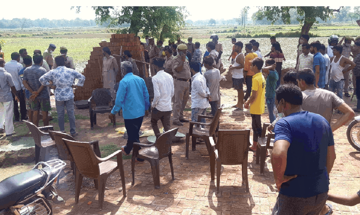 sensational murder in azamgarh: man shot dead in election rivalry