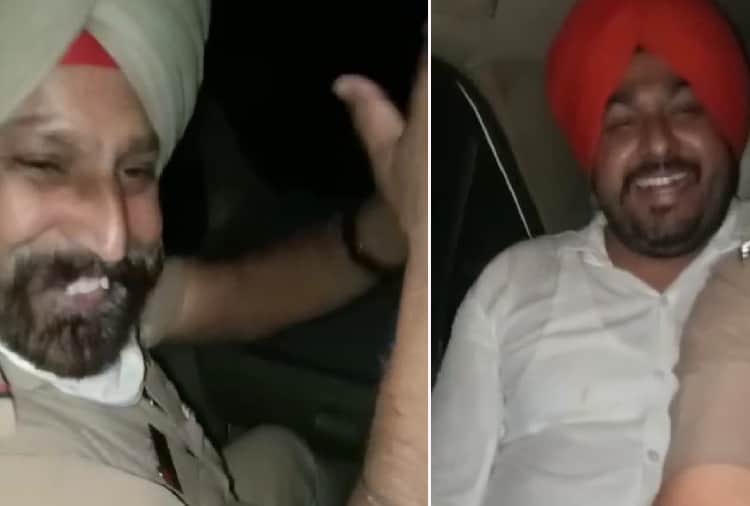 Video of policemen dancing inside car goes viral on social media