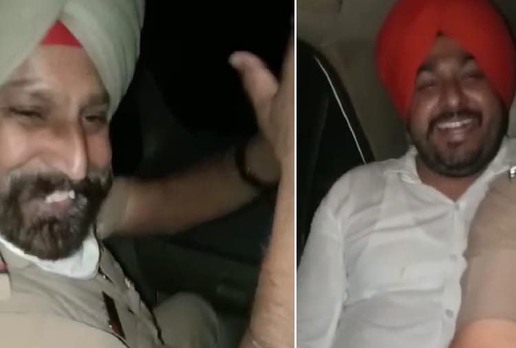 Video of policemen dancing inside car goes viral on social media