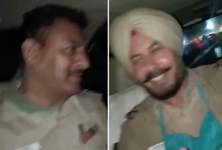 Video of policemen dancing inside car goes viral on social media