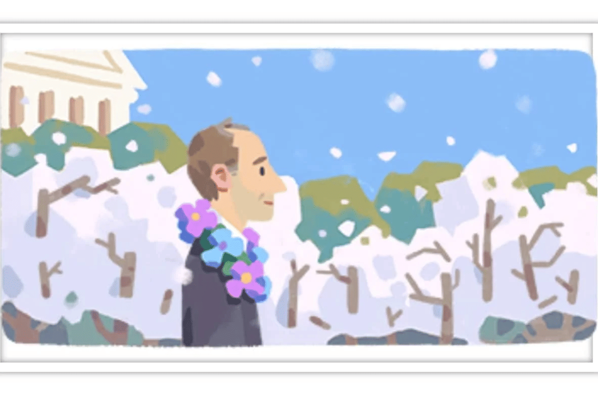 gay rights activist frank kameny google honored with doodle