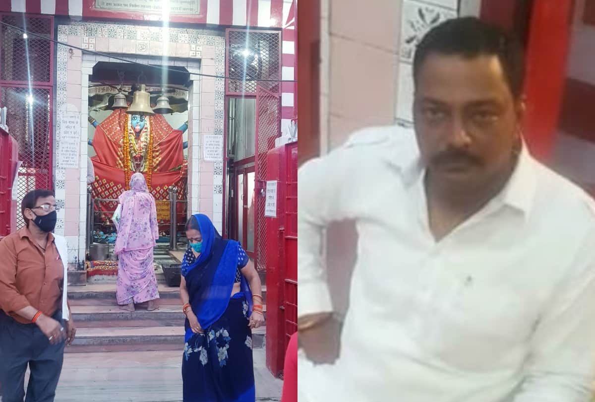 Without Vaccination People Entry Ban In Maa Kali Mandir Etah Poster Installed