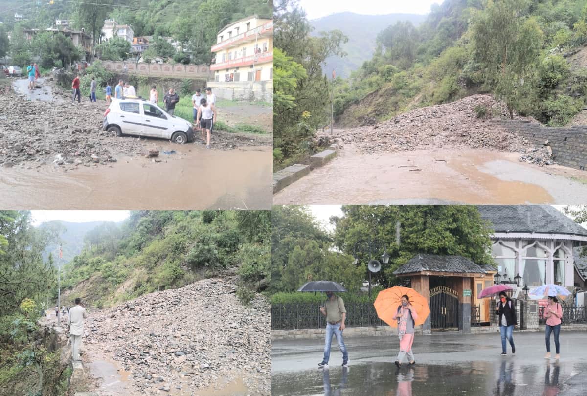 heavy rainfall himachal: Many vehicles buried under debris in Chamba, NH blocked in Kullu and hailstorm in Bilaspur