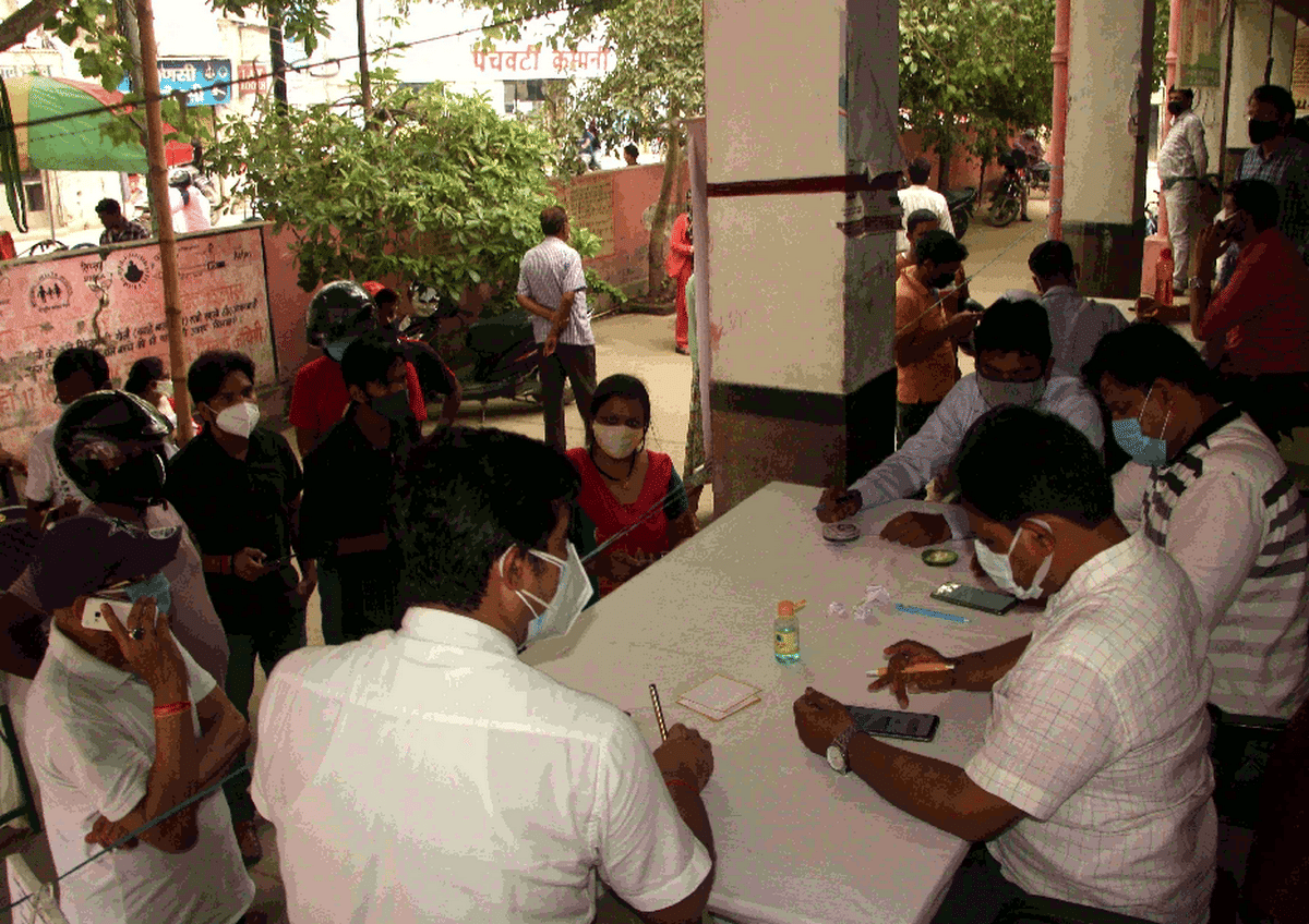 Many people went for vaccination centers as guardians but returned in varanasi