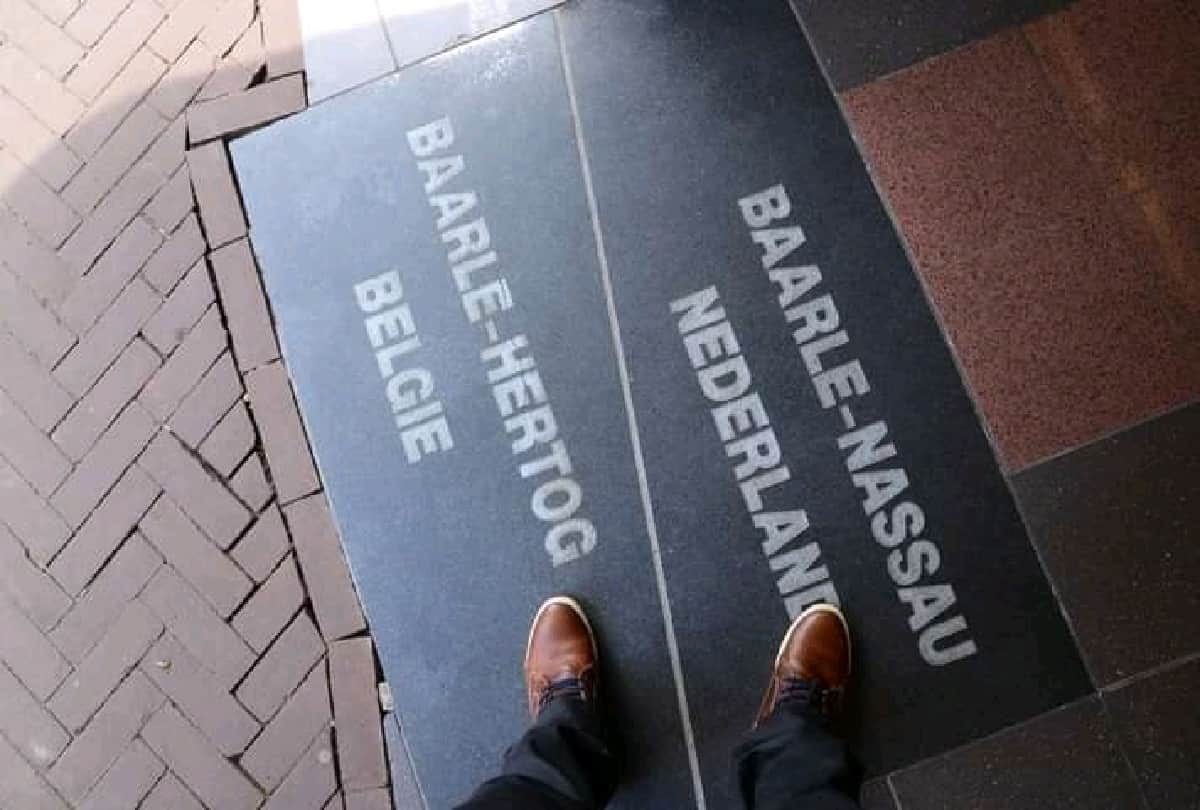 Interesting story of Baarle unique border that divides Netherlands and Belgium