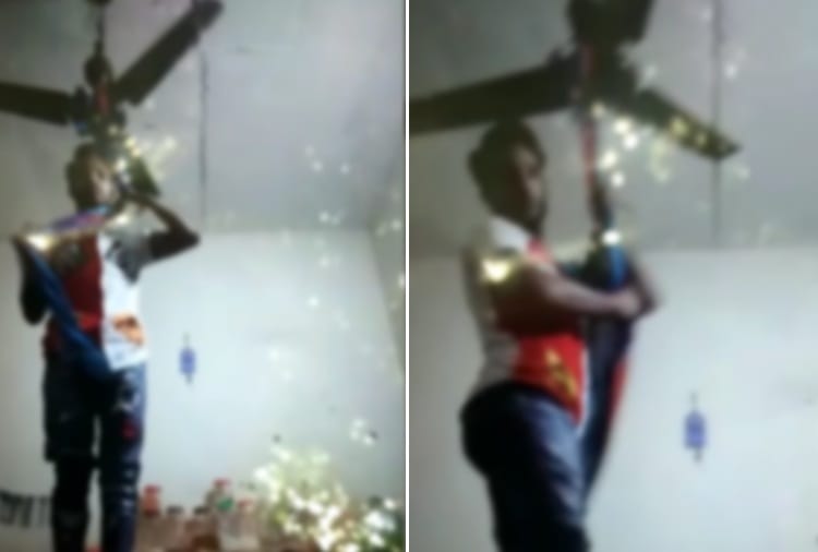 A person hanged himself by turning on video recording in Panipat of Haryana