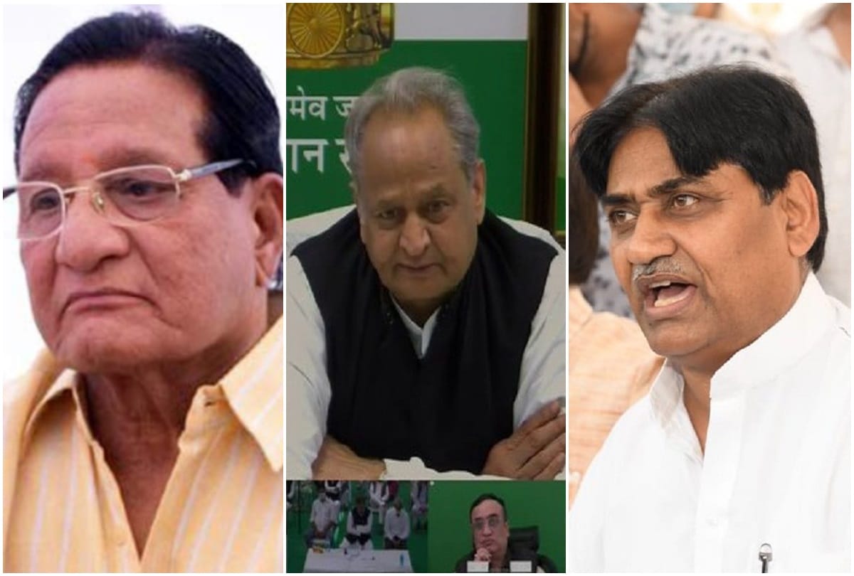 rajasthan congress news two congress minister debate in front of chief minister an the cabinet meeting