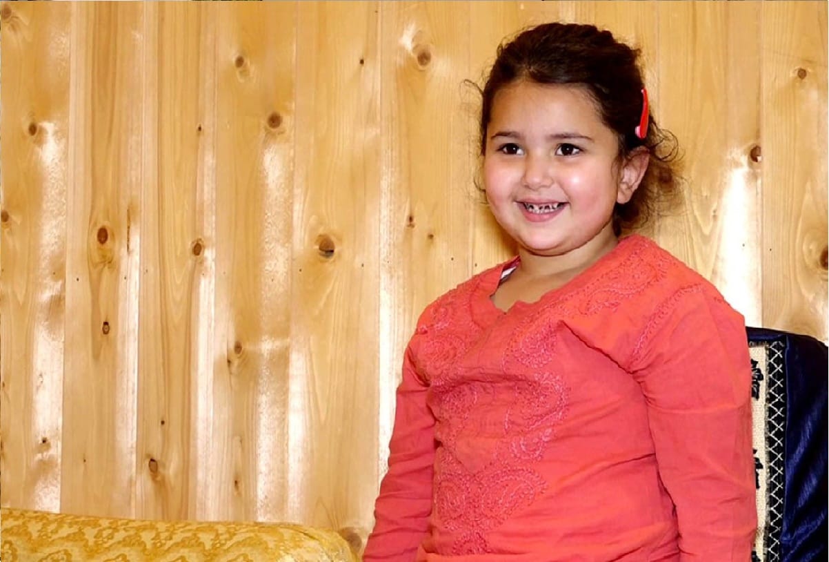 Six year old Mahira from Kashmir who appealed to PM Modi said I am very happy now