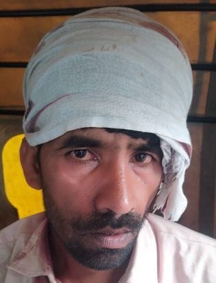 Beaten with sticks, firing, four injured