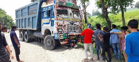 Kheri: Village head's aunt and nephew died due to collision with dumper