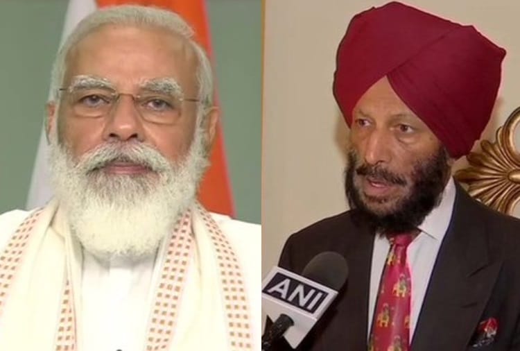 Prime Minister Narendra Modi spoke to Milkha Singh and wished him speedy recovery 