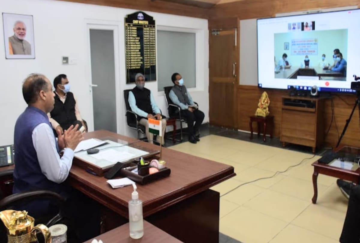 CM Jairam inaugurated makeshift covid Hospital in Pandoga, Una