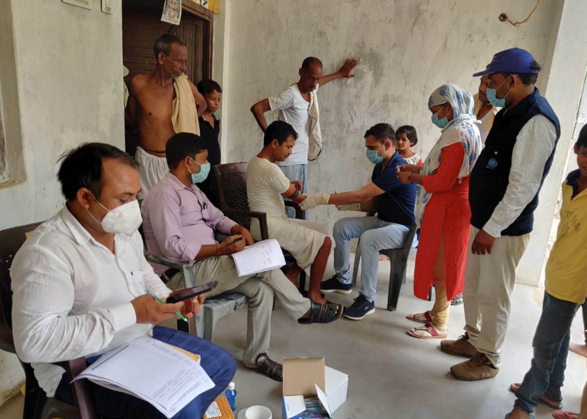Sero survey started in the district, sent samples to Meerut for anti body investigation