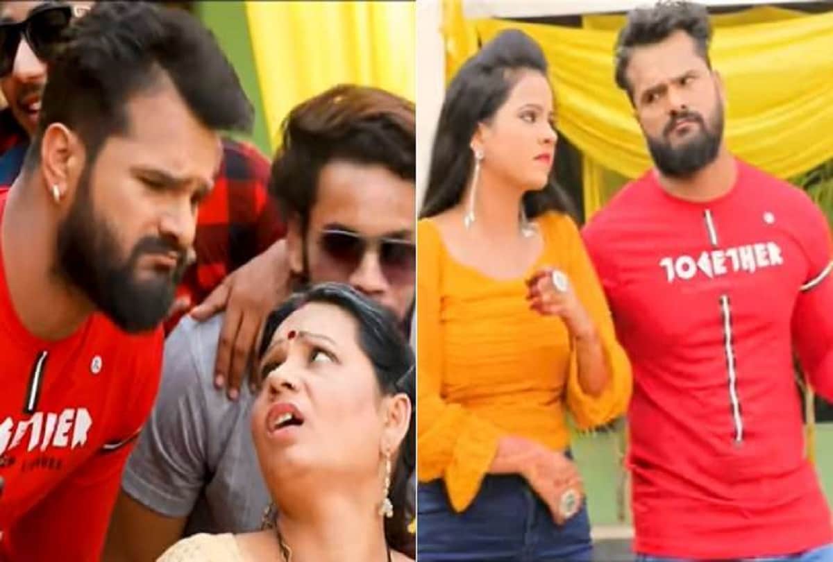 khesari lal yadav antra singh song chachi ke bachi sapanwa mein aati hai goes viral