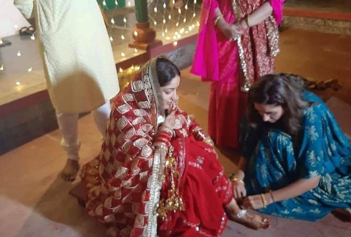 Yami gautam tied knot with uri director Aditya Dhar see beautiful photo