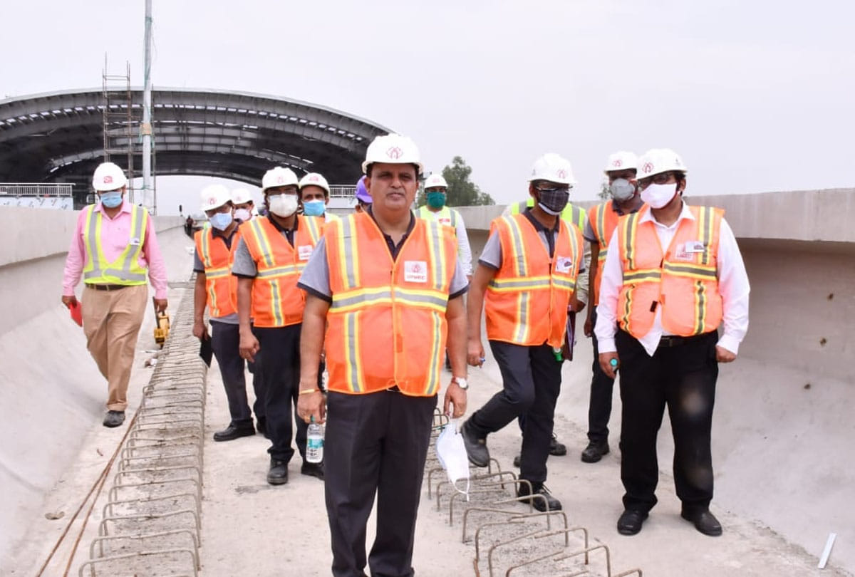 UPMRC MD reached Kanpur, inspected IIT metro station