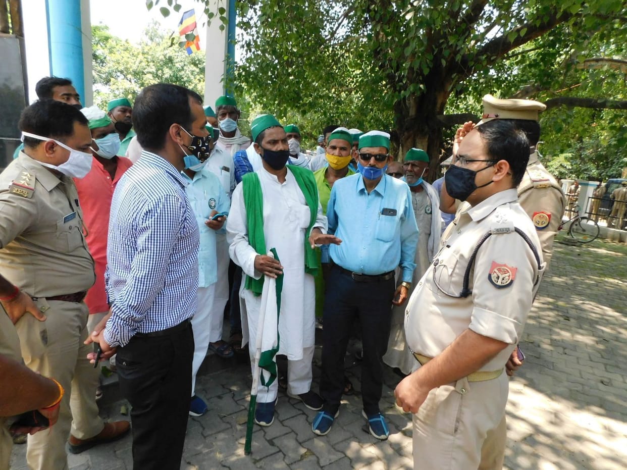 BKU leader protesting against agriculture law arrested